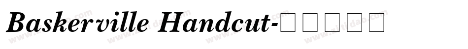 Baskerville Handcut字体转换
